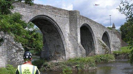 Surveying Stirling Bridge