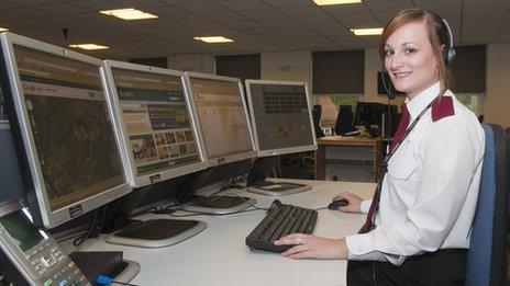 Sarah Brown is a call handler for the 101 number