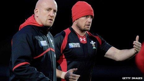 Shaun Edwards and Shane Williams