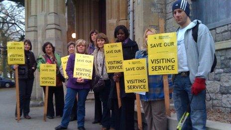 Somerset Sight protest November 2011