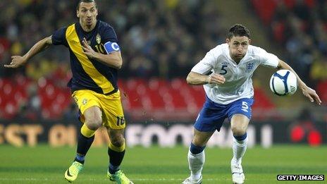 Zlatan Ibrahimovic and Gary Cahill