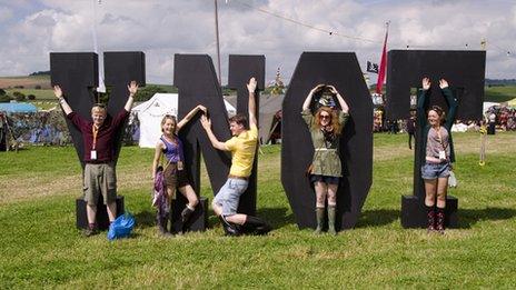 People at the Y-Not Festival