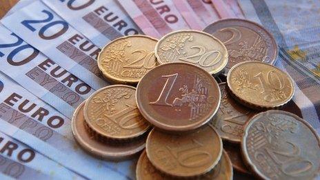 Euro notes and coins