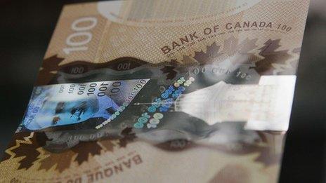 Canadian bank note