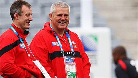 Rob Howley and Warren Gatland