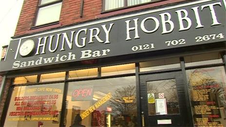 The Hungry Hobbit cafe in Moseley