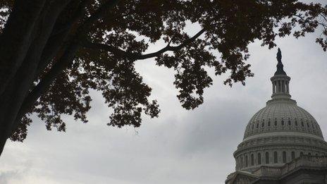 A view of the US Capitol dome in Washington on 21 November 2011