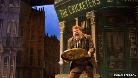 James Corden in One Man, Two Guvnors. Photo by Johan Persson