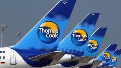 Thomas Cook aeroplanes