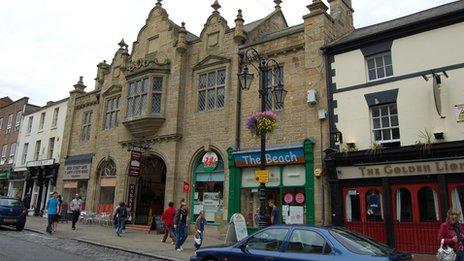 Wrexham's Butchers Market, off High Street