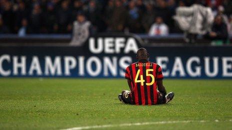 Manchester City striker Mario Balotelli