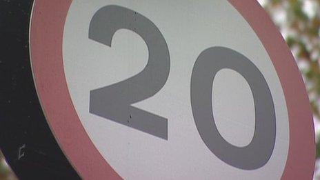 20mph sign