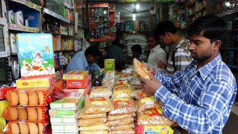 Indian store in Delhi, 24 Nov