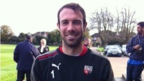 Brentford keeper Richard Lee