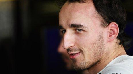 Renault driver Robert Kubica