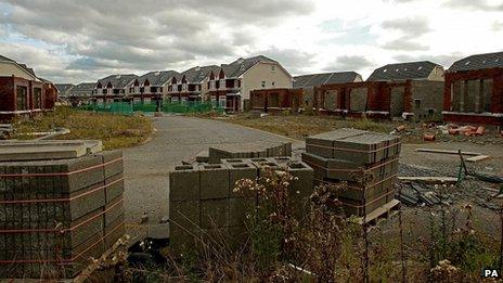 A so-called ghost estate in North County Dublin