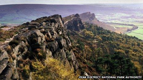 The Roaches estate in the Peak District National Park