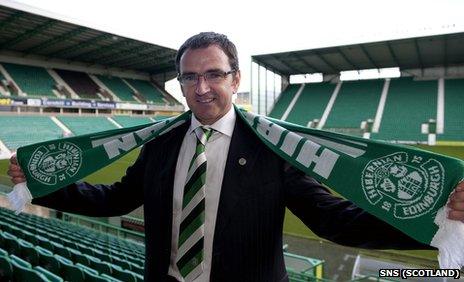 Pat Fenlon is the new manager at Hibernian