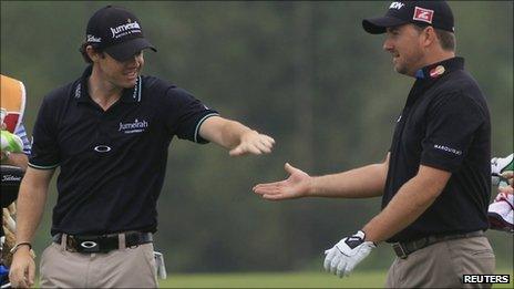 Rory McIlroy and Graeme McDowell