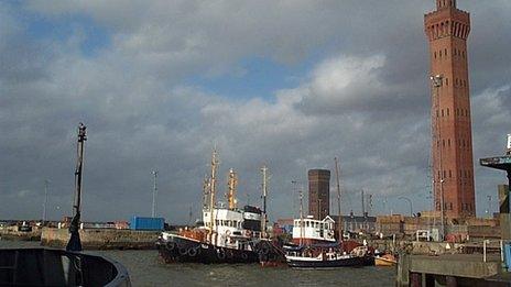 Grimsby docks