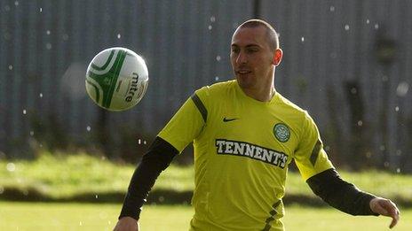 Celtic midfielder Scott Brown