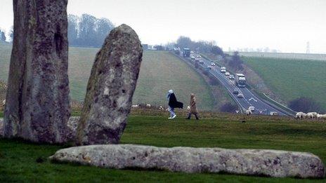 A303 at Stonehenge