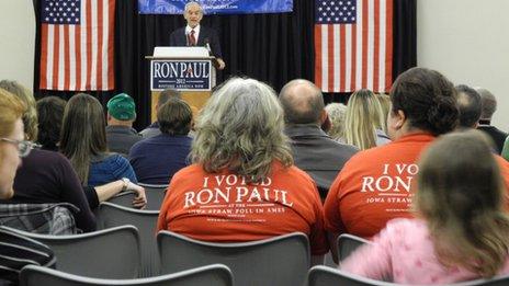 Ron Paul on the campaign trail