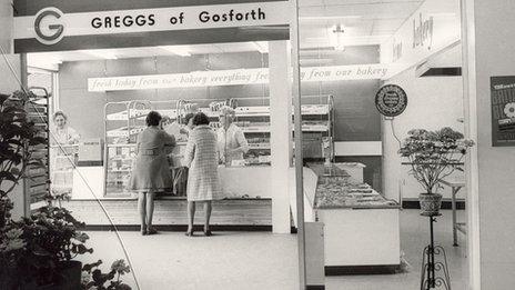 Early Greggs store in Gosforth