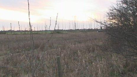 Site for exploratory borehole at Woodnesborough