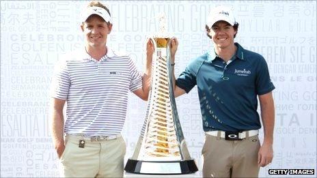 Luke Donald and Rory McIlroy