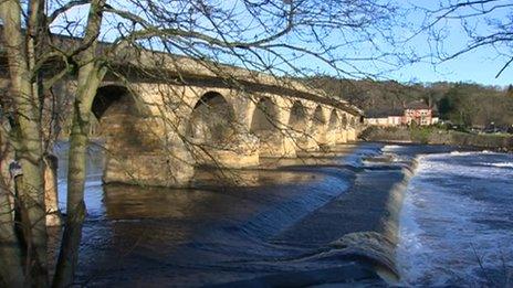 Bridge over the Tyne at Hexham