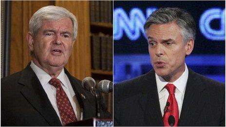 Gingrich and Huntsman