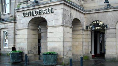 Guildhall market in Derby