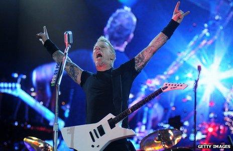 James Hetfield from Metallica