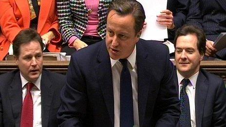 David Cameron at PMQs