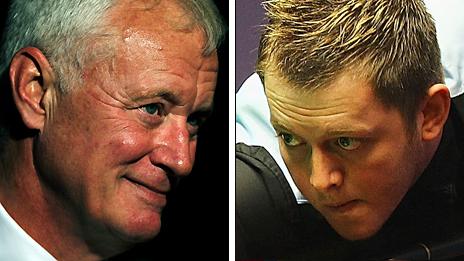 Barry Hearn and Mark Allen