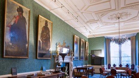 Zurbaran paintings at Auckland castle