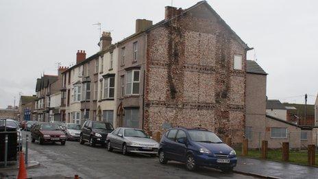 Demolition work has already started at one end of Aquarium Street