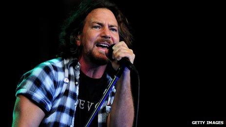 Eddie Vedder from Pearl Jam