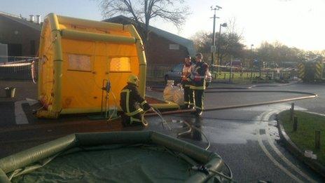 Wildern School chlorine leak