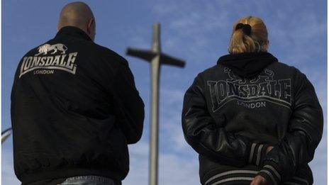 NPD members attend a rally near Bretzenheim (November 20, 2011)