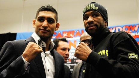 Amir Khan and Lamont Peterson