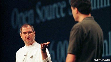 Steve Jobs with Avie Tevanian