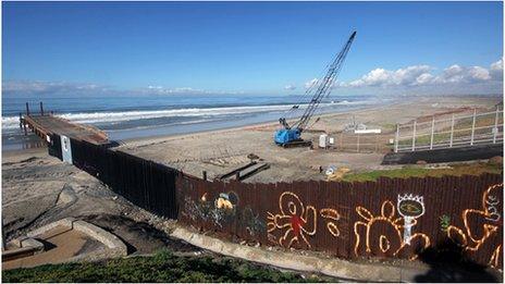 The border fence