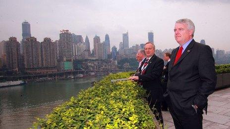 Carwyn Jones in China