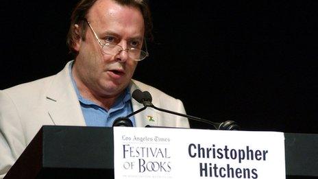 Writer Christopher Hitchens