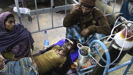Toxic alcohol victim in Diamond Harbour hospital, 15 Dec