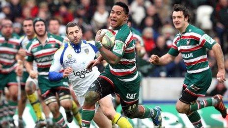 Manu Tuilagi's try helped Leicester secure a vital win