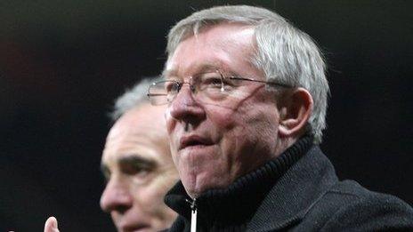 Manchester United manager Sir Alex Ferguson