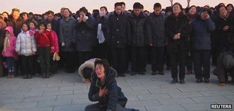 Mourning in Pyongyang